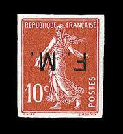 ** TIMBRES DE GUERRE - ** - N°3 - 50c Rouge - Paire (Dunkerque) - TB - Guerre (timbres De)