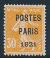 * PREOBLITERES - * - N°32 - Signé Calves - TB - 1893-1947