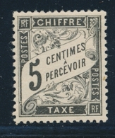 O TIMBRES TAXE - O - N°17 - 20c Noir + Interpanneau - TB - 1859-1959 Neufs