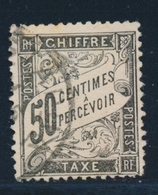 * TIMBRES TAXE - * - N°23 - 2F Noir - Charn. Légè. - TB Centrage - TB - 1859-1959 Neufs