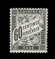 * TIMBRES TAXE - * - N°23 - 2F Noir - Signé Maury - TB - 1859-1959 Neufs