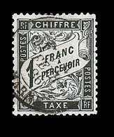 O TIMBRES TAXE - O - N°23 - 2F Noir - Signé Calves - TB - 1859-1959 Neufs