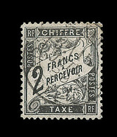 O TIMBRES TAXE - O - N°24 - 5F Noir - Signé Calves - TB - 1859-1959 Neufs