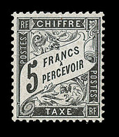 O TIMBRES TAXE - O - N°25/26 - 1F Marron -B/TB - 1859-1959 Neufs