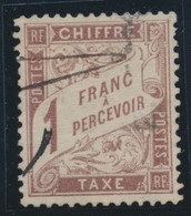 O TIMBRES TAXE - O - N°26 - 2F Marron - Bloc De 4 - Rare - TB - 1859-1959 Neufs