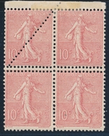 * VARIETES - * - N°137 - 5c Vert - Bloc De 4 - Recto Verso - TB - Neufs