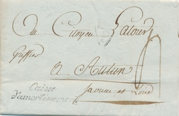 LAC FRANCHISES - LAC - Dir. Gal De Caisse D'Amort. Et Dépôt (Rge) S/pli De La Caisse Des Dépots Et Consignations 1825 -  - 1801-1848: Précurseurs XIX