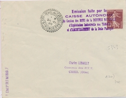 L CA Sur Lettre - L - N°247 (x6) - Obl. NICE/GARE - 24/4/35 - S/env. De L'Expo. Phil.Nationale De NICE - B/TB - Lettres & Documents