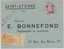 L CA Sur Lettre - L - N°253 - Bde De 5 - Cdf - S/pli Recom. 28/12/31 De Paris Pr Cavalaire - TB - Lettres & Documents