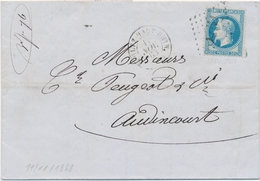 LSC PERIODE 1849-70 - MOSELLE (Dépt 55) - LSC - N°4 - PC 1311 + T13 Forbach - 13 Mars 1852 - 1 Marge Touchée En Bas Sino - Lettres & Documents