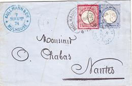 O POSTE PRIVE - STRASBOURG - O - N°1/4 - Belles Marges - TB - Lettres & Documents