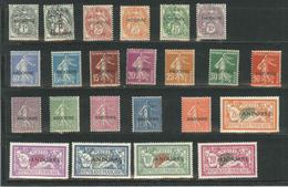 * TIMBRES POSTE - * - N°47/153 - Dt 2 Val Obl. - S/Feuilles - Ens. TB - Neufs