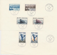 PJ PLIS KERGUELEN - PJ - N°8/10 Obl 14/11/57 + Gd Cachet Année Géophysique - TB - Poste Aérienne