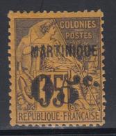 * MARTINIQUE - TIMBRES POSTE - * - N°13c - 05 S/35c - "5" Penché - TB - Autres & Non Classés