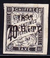 (**) TAHITI - TIMBRES TAXE - (**) - N°23 - 40c Noir - TB - Autres & Non Classés