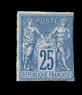 * EMISSIONS GENERALES - * - N°40 - 10c Noir Sur Lilas - Signé A. Brun - Tb - Aigle Impérial