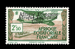 * AEF - POSTE AERIENNE - * - N°16 - Gomme Coloniale - Signé A. Brun - TB - Autres & Non Classés