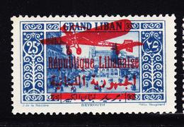 (*) GRAND LIBAN - POSTE AERIENNE - (*) - N°31b - Dble Surcharge - TB - Autres & Non Classés