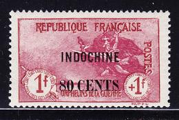 * INDOCHINE - * - N°100 - 1c Brun - Chiffres Déplacées - Rousseur - Autres & Non Classés