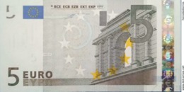 EURO PORTUGAL(M)  5 U001A1  AUNCIRCULATED DUISENBERG - 5 Euro