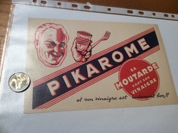 Buvard «PIKAROME - MOUTARDE» - Senf