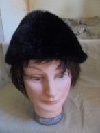 Ancien - Chapeau Hiver Femme Années 50 - Coiffes, Chapeaux, Bonnets