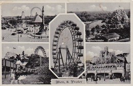 AK Wien - Prater - Hochschaubahn Liliputbahn Geisterschloss Riesenrad - Feldpost Res. Teil-Lazarett XXII - 1942 (41353) - Prater