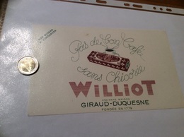 Buvard «Café WILLIOT - ANCIENNE MAISON GIRAUD-DUQUESNE» - Café & Thé