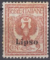 ITALIA - LIPSO - 1912 - Unificato 1, Nuovo MH. - Aegean (Lipso)