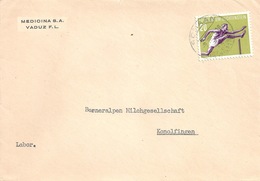Motiv Brief  "Medicina, Vaduz"  Schaan - Konolfingen          1957 - Brieven En Documenten