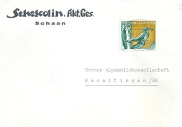 Motiv Brief  "Schekolin, Schaan" - Konolfingen          1957 - Brieven En Documenten