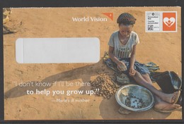 Canada World Vision Children Admail Used Full Envelope Beautiful - Non Classificati