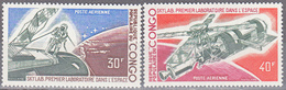 CONGO REPUBLIC     SCOTT NO . C175-76      MNH     YEAR  1973 - Neufs