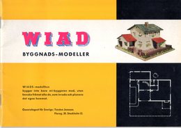 Catalogue WIAD 1959 BYGGNADS-MODELLER Swedish Edition - En Suédois - Non Classificati