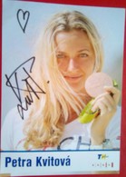 Petra Kvitova - Autographes