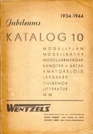 Catalogue WENTZELS 1934-1944 Katalog 10° Jubileums 1934-1944 - Cover Missing - En Suédois - Non Classés