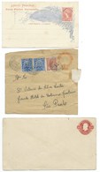 BRESIL - 3 ENTIERS POSTAUX Dont 2 Neufs. - Cartas & Documentos