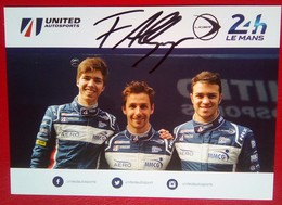 United Autosprts Filipe Albuquerque - Authographs