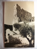 Carte Postale Beaume De Venise (84) Les Ruines Du Vieux Chateau (Petit Format Noir Et Blanc Correspondance 1962 ) - Beaumes De Venise