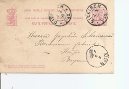 Luxembourg ( EP De 1895 De Diekirch Vers La Bavière à Voir) - 1882 Allegory