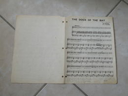 The Dock Of The Bay (Musique Otis Redding & Steve Cropper)(Paroles)- Partition 1967 - Autres Instruments