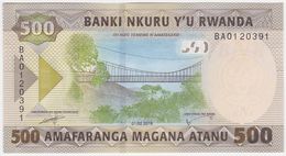 Rwanda NEW - 500 Francs 1.2.2019 - UNC - Ruanda