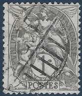 France Blanc N°107 1c Gris Oblitéré D'un Cachet Privé De Distribution Rond "SCP" RR - 1900-29 Blanc