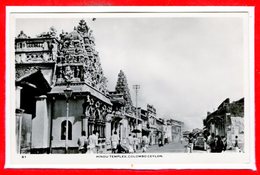 ASIE - CEYLON - Sri Lanka -- Hindu Temples Colombo - Sri Lanka (Ceylon)