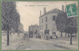 CPA - YVELINES - LIMAY - "AU POINT DU JOUR" - Animation Devant Le Café - C. Malcuit Photo édition Paris / 50 - Limay