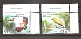 SERBIA 2019,EUROPA CEPT,NATIONAL BIRDS,VOGEL,ANIMALS,,MNH - 2019