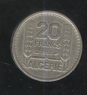 20 Francs Algérie Française 1956 - Algérie