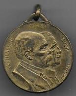 Médaille CLEMENCEAU  FOCH  1917 - 1919  - Au Bon Marché Paris - Francia