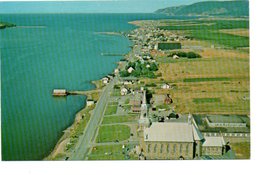 AERIAL VIEW OF CHETICAMP ON THE CABOT TRAIL..CAPE BRETON. - Cape Breton