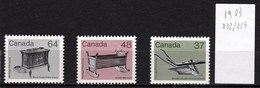 N° 832 à 834 Neuf **  Canada - Unused Stamps